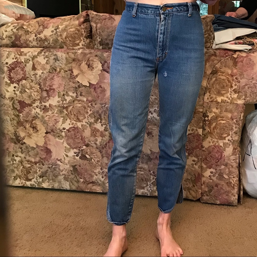 Vintage, Gitano, high-rise jeans straight leg B10